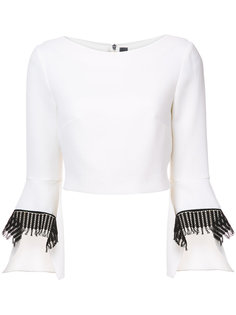 топ Liverton с укороченными рукавами Roland Mouret