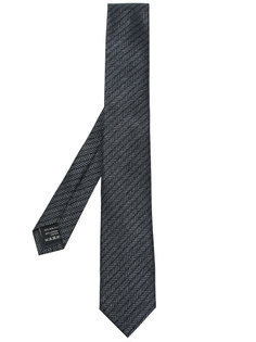 галстук с мелким принтом Z Zegna