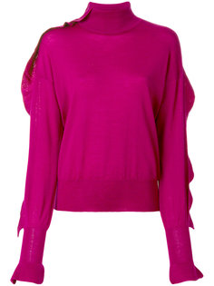 ruffled detail jumper  Laneus