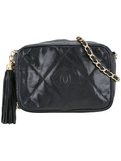 сумка с бахромой и цепочкой CC Chanel Vintage