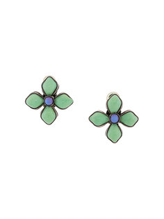 серьги с камнями Chanel Vintage