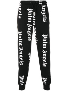 спортивные брюки с типографским принтом Palm Angels
