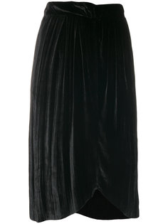 crimped velvet skirt Masscob
