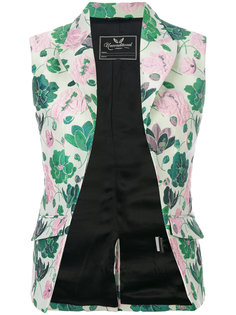 floral jacquard waistcoat Unconditional