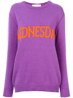 Wednesday intarsia jumper Alberta Ferretti