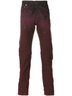 splatter effect jeans Diesel Black Gold