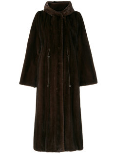 hooded fur coat Liska
