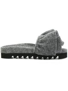 ruffle slippers Joshua Sanders