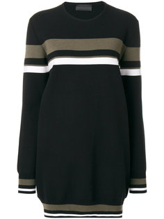 stripe detail oversized sweater Diesel Black Gold