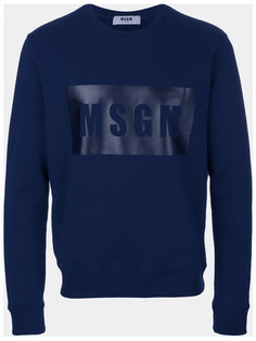printed sweatshirt MSGM