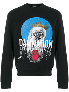 толстовка с принтом Damnation Dsquared2