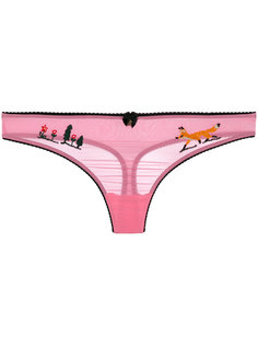 embroidered thong Dsquared2 Underwear