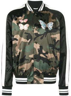 camouflage bomber jacket Valentino