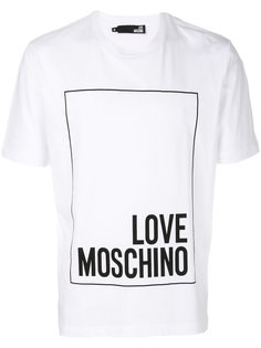 футболка с логотипом Love Moschino