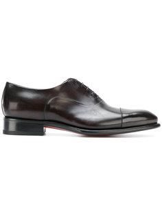 туфли на шнуровке Santoni