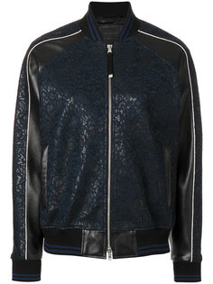 floral detail bomber jacket Diesel Black Gold