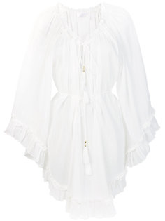 короткое платье с оборками Zimmermann