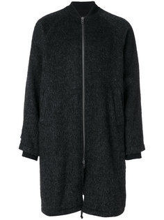 boxy zip-up coat Ann Demeulemeester Grise