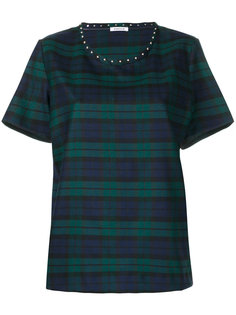 plaid knitted top P.A.R.O.S.H.