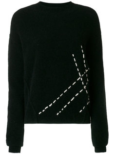 contrast stitch top Uma Wang