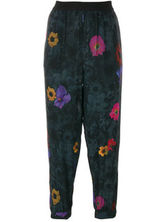 floral print cropped trousers Diesel