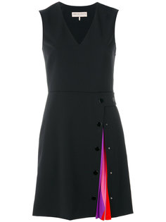 платье с V-образным вырезом и плиссировкой Emilio Pucci