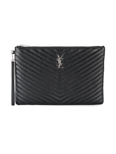 большая сумка для документов с монограммой Saint Laurent