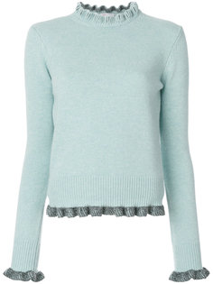 ruffled trim jumper  Red Valentino