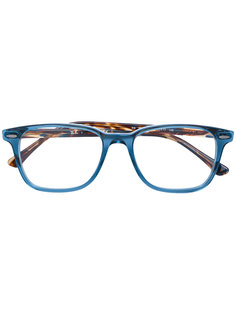 contrast colour square frame glasses Ray-Ban
