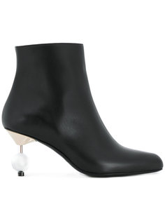 sculpted heel ankle boots Marni