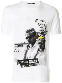 футболка с рисунком Dolce &amp; Gabbana