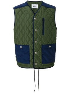 quilted gilet jacket MSGM