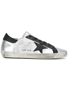металлические кроссовки Superstar Golden Goose Deluxe Brand