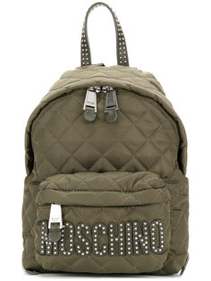 studded logo backpack Moschino