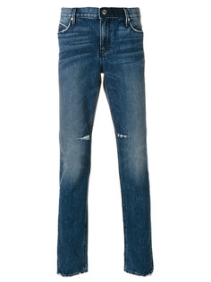 джинсы кроя слим с рваными деталями Rta