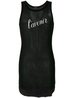 удлиненный топ с графическим принтом Ann Demeulemeester