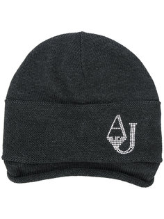 трикотажная шапка с логотипом Armani Jeans