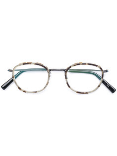 tortoiseshell round glasses Masunaga