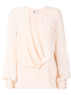 блузка с драпировкой  Lanvin