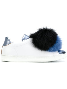 fur pom pom sneakers Joshua Sanders