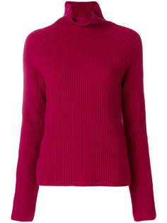 velvet stripes turtleneck jumper Haider Ackermann