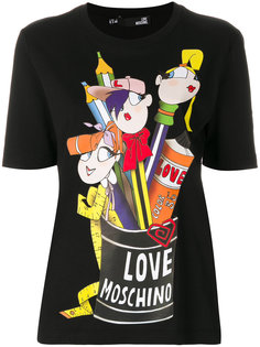 футболка с принтом Love Moschino