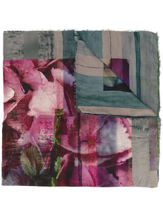 floral embroidered scarf Faliero Sarti