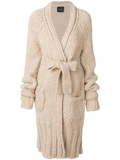 belted cardi-coat Roberto Collina