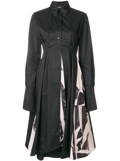flared shirt dress Jil Sander Navy