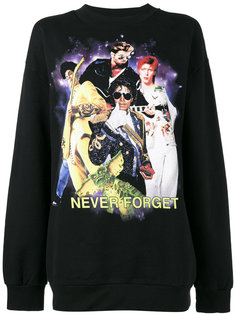 Never Forget Printed Sweatshirt Filles A Papa