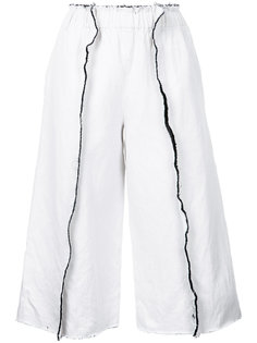 укороченные брюки в полоску Comme Des Garçons