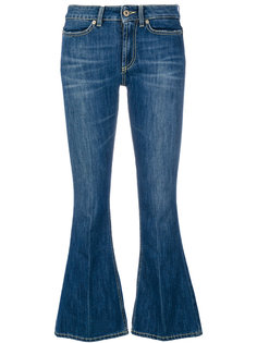 укороченные расклешенные джинсы Dondup