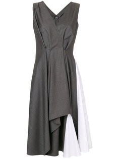 v-neck flared dress Jil Sander Navy