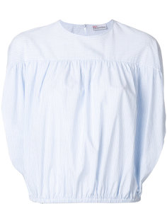 striped elasticated hem blouse  Red Valentino